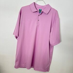 Pro Tour Pink Golf Polo Shirt Mens Large Coolplay Performance Short Sleeve